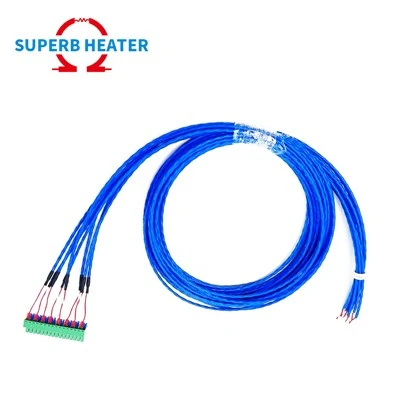 Benutzerdefinierte 8 Kanal 16 Kanal Multi -Kanal -Thermoelement Typ K PT100 Temperatursensoren für Thermometer
